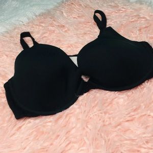 Motherhood Maternity 38C Black Lace Nursing Bra Underwire Fold Down Cup